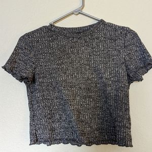 Heather Gray Crop Top